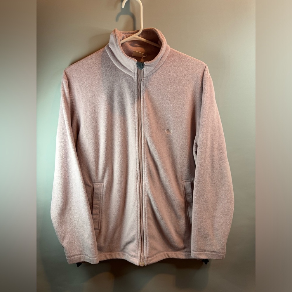 Polar Bear Women’s Fleece Sweater Full Zip Front Pockets High Neck Size 46
